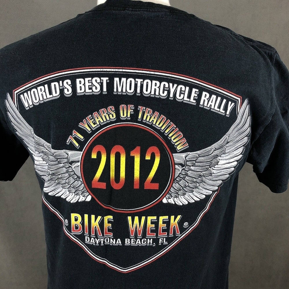 71st Daytona Beach Bike Week 2012 T-Shirt Size Medium Motorcycle Rally Florida - Picture 5 of 7